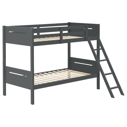 Coaster Littleton Transitional Twin / Twin Bunk Bed Model 405051Gry