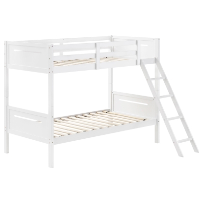 Coaster Littleton Transitional Twin / Twin Bunk Bed Model 405051Wht