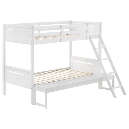 Coaster Littleton Transitional Twin / Full Bunk Bed Model 405052Wht