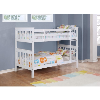 Coaster Chapman Transitional Twin / Twin Bunk Bed Model 460244N-Sm