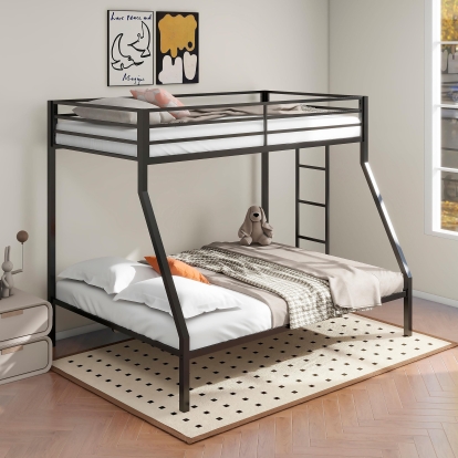 Coaster Alevera Transitional Twin / Full Bunk Bed Model 460365Blk