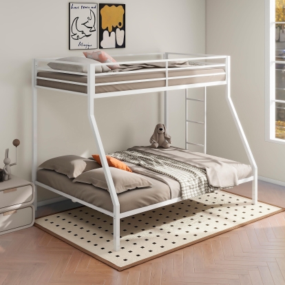 Coaster Alevera Transitional Twin / Full Bunk Bed Model 460365Wht