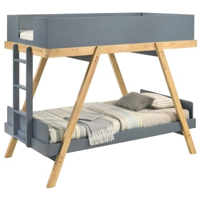 Coaster Frankie Mid-Century Modern Twin / Twin Bunk Bed Model 460572T-Sm