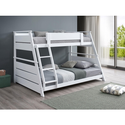Coaster Holden Transitional Twin Full Bunk Bed Model 460593Wht