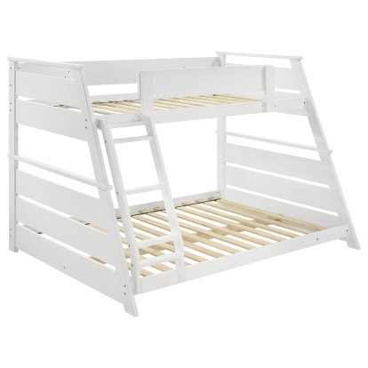 Coaster Holden Transitional Twin Full Bunk Bed Model 460593Wht