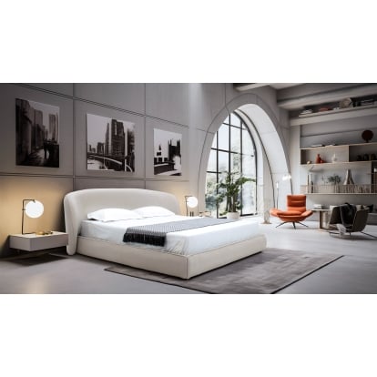 LA Furniture Queen Lambert Modern Beige Fabric Upholstered Bed VGEVA149-BGE-BED-01-Q Contemporary Style by Vig Furnitrue Number 81298 Catch Home Goods