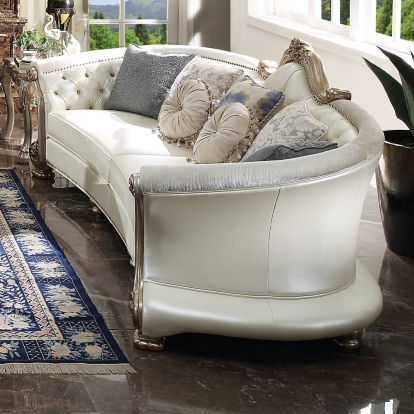 Acme Dresden II Sofa with 7 Pillows Model 54875