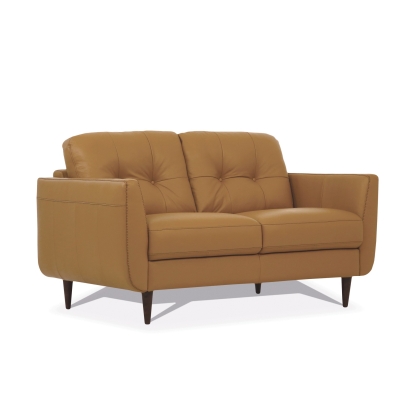 ACME Radwan Camel Top Grain Leather Loveseat Model 54956