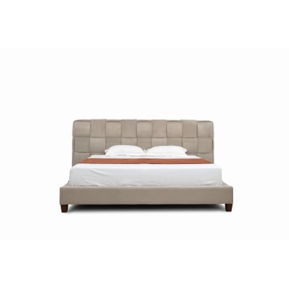 LA Furniture Queen McKamey Modern Beige Fabric Bed VGEVVG728-VIENNA-039-Q Contemporary Style by Vig Furnitrue Number 81561 Catch Home Goods