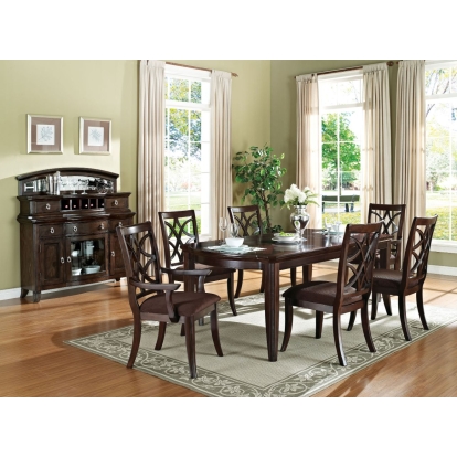 ACME Keenan Dark Walnut Dining Table Model 60255