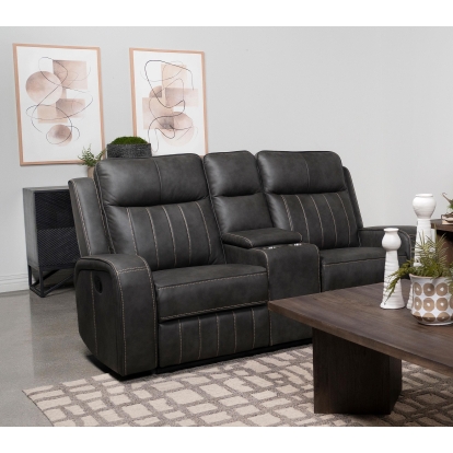 Coaster Raelynn Transitional Motion Loveseat Model 603192