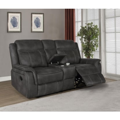 Coaster Lawrence Transitional Motion Loveseat Model 603505