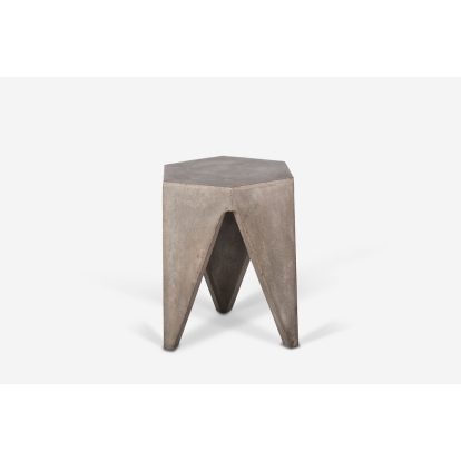 Modrest Hugo Modern Concrete Stool Grey Other 75310 VGGR605033