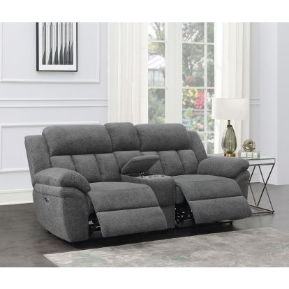Coaster Bahrain Transitional Power Loveseat Model 609542P