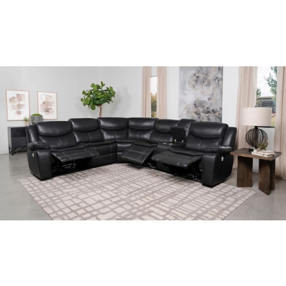 Coaster Sycamore Transitional 3 Pc Power Sectional Model 610200P