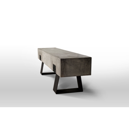 Modrest Haring Modern Concrete Bench Grey Bench 72586 VGGR611290