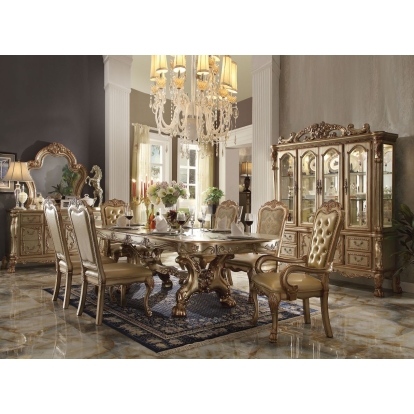 Acme Dresden Dining Table with 2 Leaves Model 63150