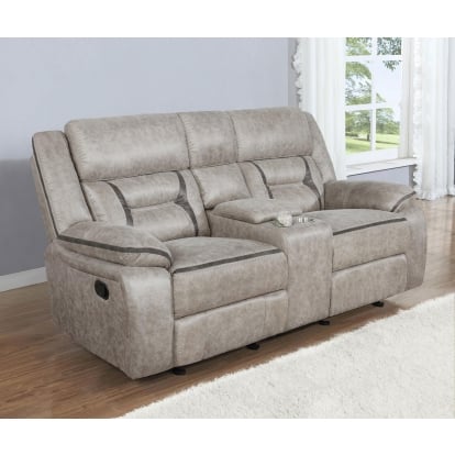 Coaster Greer Transitional Glider Loveseat Model 651352