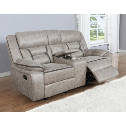Coaster Greer Transitional Glider Loveseat Model 651352