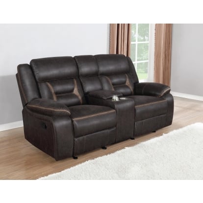 Coaster Greer Transitional Glider Loveseat Model 651355