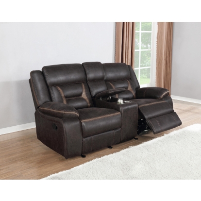 Coaster Greer Transitional Glider Loveseat Model 651355