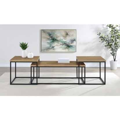Coaster Straden Rustic Mango Coffee Table Model 700144