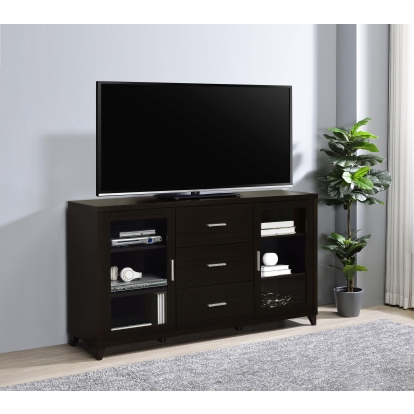 Coaster Lewes Contemporary Cappuccino 60" Tv Stand Model 700881