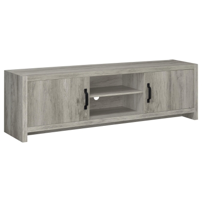Coaster Burke Transitional Grey Driftwood 71" Tv Stand Model 701025