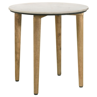 Coaster Aldis Transitional White End Table Model 703717