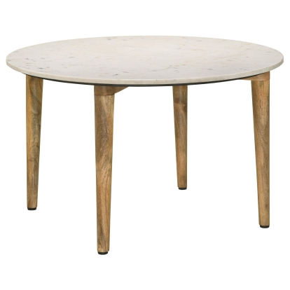 Coaster Aldis Transitional White Coffee Table Model 703718