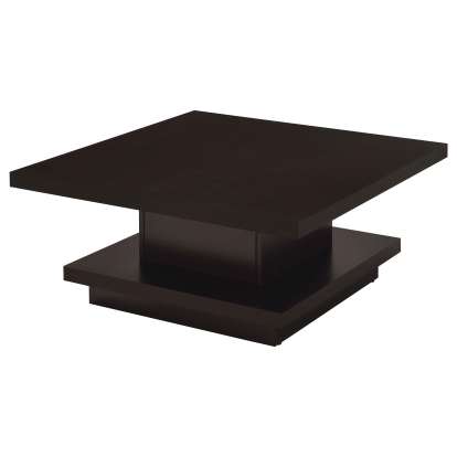 Coaster Reston Contemporary Cappuccino Coffee Table Model 705168