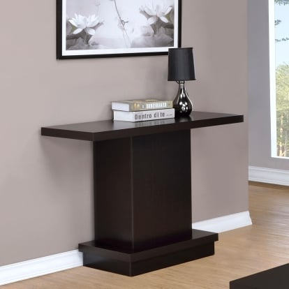 Coaster Reston Contemporary Cappuccino Sofa Table Model 705169