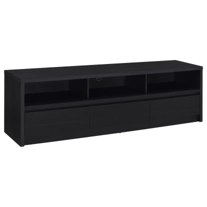 Coaster Rutland Contemporary Black 78" Tv Stand Model 705803