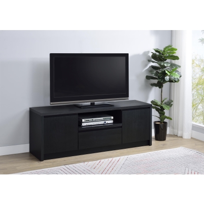 Coaster Winfield Contemporary Black 60" Tv Stand Model 706222
