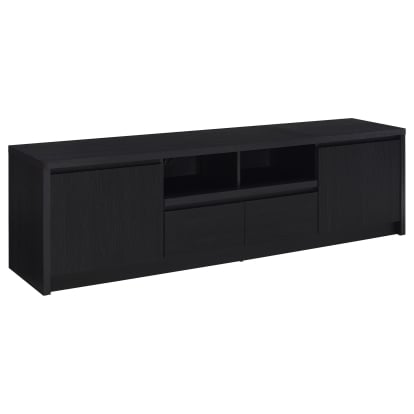 Coaster Winfield Contemporary Black 78" Tv Stand Model 706223
