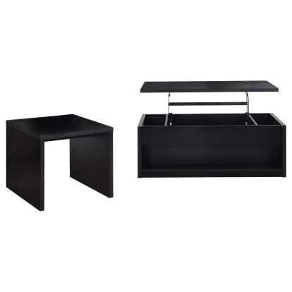 Coaster Knapp Contemporary Black Lift Top Coffee Table Model 706228-S2