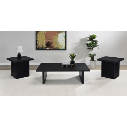 Coaster Max Contemporary Black Coffee Table Model 706278-S3