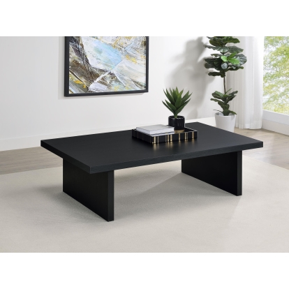 Coaster Max Contemporary Black Coffee Table Model 706278