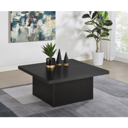 Coaster Devar Contemporary Black Coffee Table Model 706408