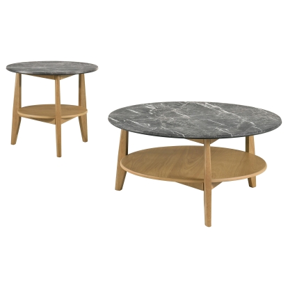 Coaster Bradley Mid-Century Modern Grey End Table Model 706448-S2