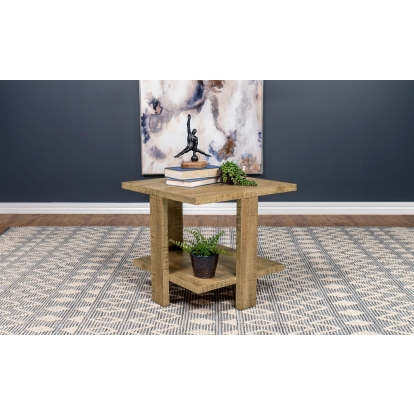 Coaster Dawn Rustic Mango End Table Model 707717