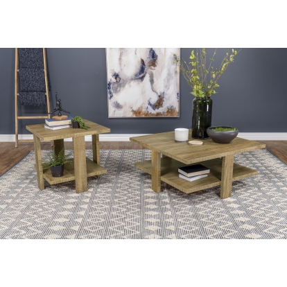 Coaster Dawn Rustic Mango Coffee Table Model 707718-S2