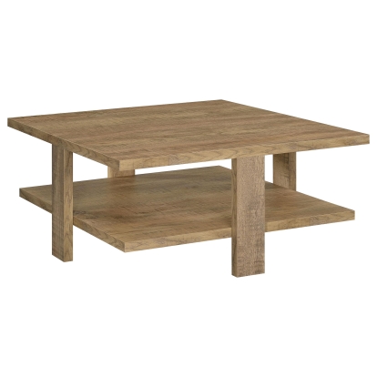 Coaster Dawn Rustic Mango Coffee Table Model 707718