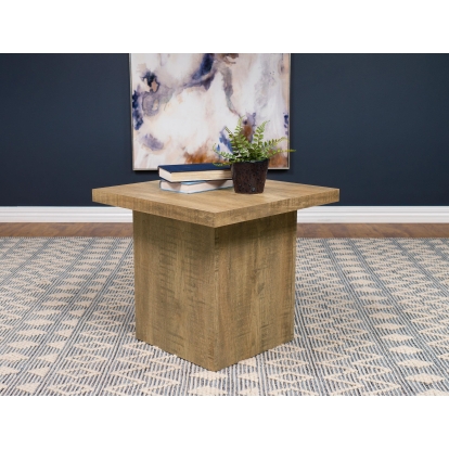 Coaster Devar Rustic Mango End Table Model 708067