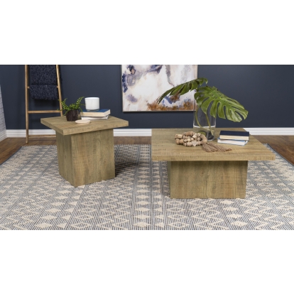 Coaster Devar Rustic Mango Coffee Table Model 708068-S2