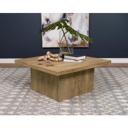 Coaster Devar Rustic Mango Coffee Table Model 708068