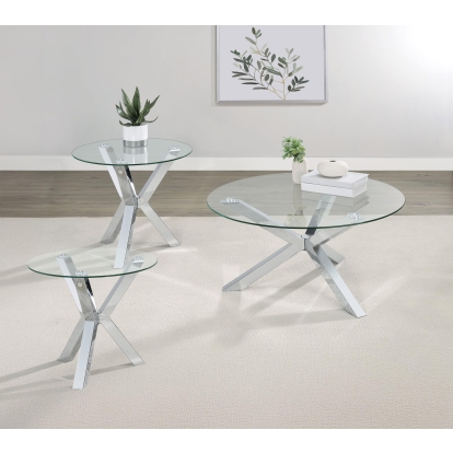 Coaster Kenzie Contemporary Coffee Table Model 708128-S3