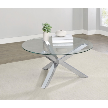 Coaster Kenzie Contemporary Coffee Table Model 708128