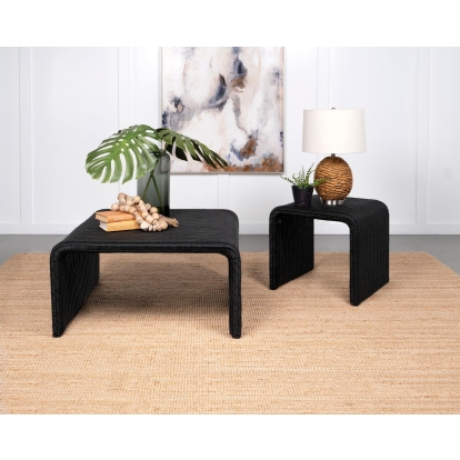 Coaster Cahya Coastal Black Coffee Table Model 708518-S2