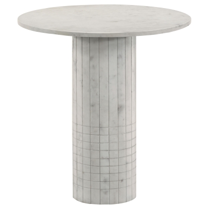 Coaster Astoria Contemporary White End Table Model 709667
